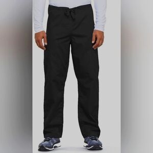 NWT SRUB Top And Bottom, Women/Men's Black Set , Size MEDIUM